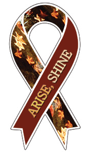 Arise shine awareness ribbon